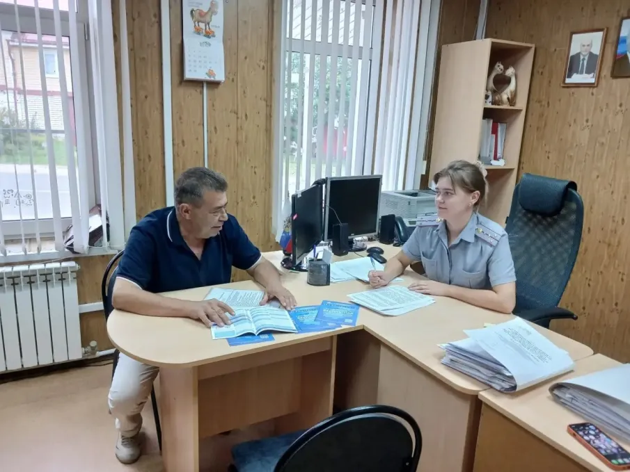 Главный юрисконсульт провел рабочую встречу в УИИ по г. Городец